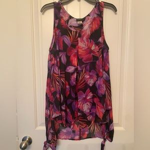 j.t.b. pullover chiffon sleeveless top. EUC.